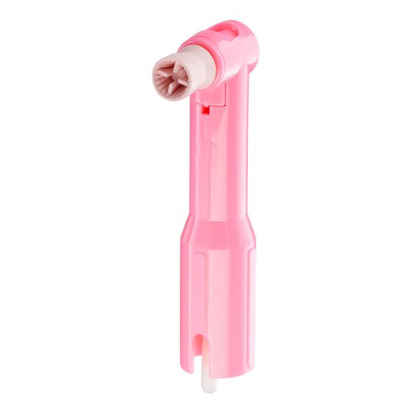 Classic Pink Petite Web Disposable Prophy Angle in Pink, 200/Box. With Petite 136820
