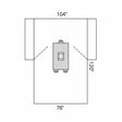 O&M Halyard Inc | Abdominal Drape Laparotomy Drape Inch Sterile | 89221-1