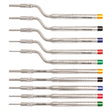 SurgiMac | Pro Series Osteotomes Kit: Set of 10pcs Sinus Lift Instruments, Stainless Steel, Pro Series, 10/Pk | OS-1000-P