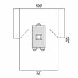 O&M Halyard Inc | Abdominal Drape Transverse Laparotomy Drape 100 W X 72 W X 120 L Inch Sterile | 89281