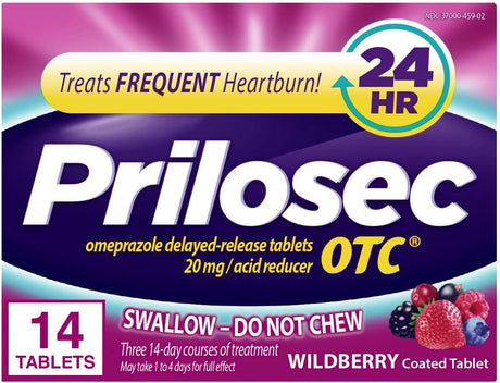 Procter & Gamble | Prilosec Otc Wild Berry 14/pk, 24 Pk/cs | 3700080836