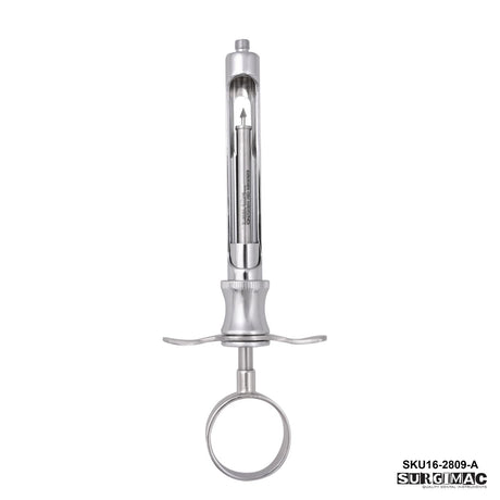 SurgiMac | Cook-Waite type 1.8 cc Aspirating Syringe, Quality-made of stainless, Air Series, 1/Pk | 16-2809-A