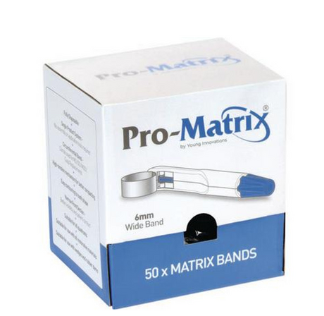 Pro-Matrix Band - Blue - Wide 6mm 50/Pk. 19005