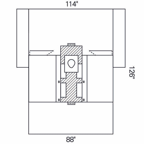 O&M Halyard Inc | Orthopedic Drape Orthoarts® Hip Drape 114 W X 88 W X 126 L Inch Sterile | 89345