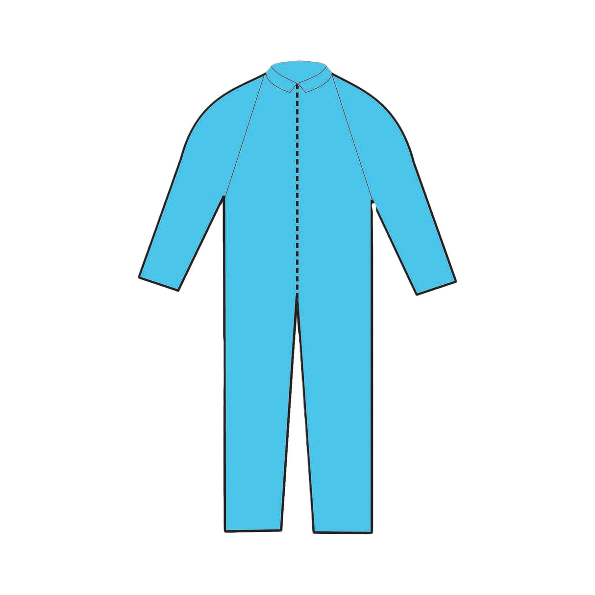 O&M Halyard Inc | Coverall Blue Disposable NonSterile | 75651