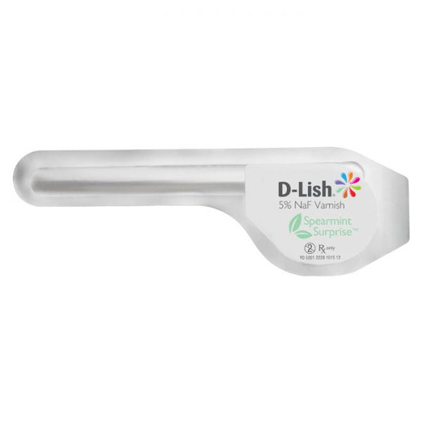 Young Dental | Young D-Lish, 5% Sodium Fluoride Varnish, Spearmint Surprise, 200/bx | 213420