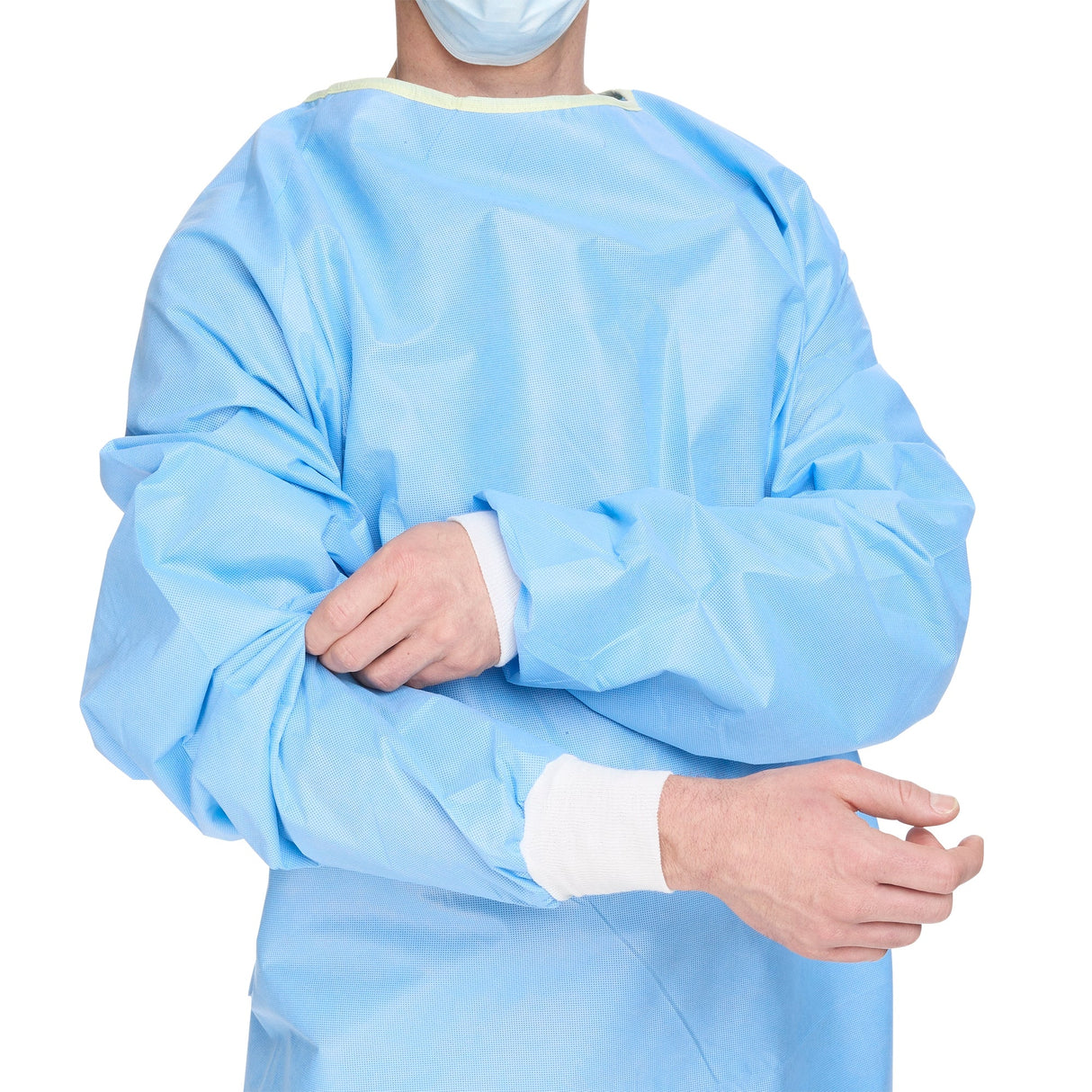 O&M Halyard Inc | Non-Reinforced Surgical Gown with Towel ULTRA Blue Sterile AAMI Level 3 Disposable | 95101
