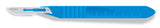 SurgiMac | #22 Sterile Stainless Steel Surgical Scalpel Blade with Plastic Handle | MacCut by SurgiMac | Box of 10 | MC-10-4122