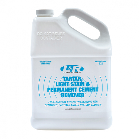 L&R | Tartar, Light Stain & Permanent Cement Remover, Gallon Bottle, 4/cs | 232