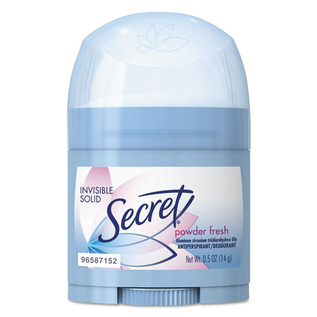 Procter & Gamble | Secret Invisible Deodorant, Solid Powder Fresh, Trial Size, 0.5 oz, 24/cs | 3700031384