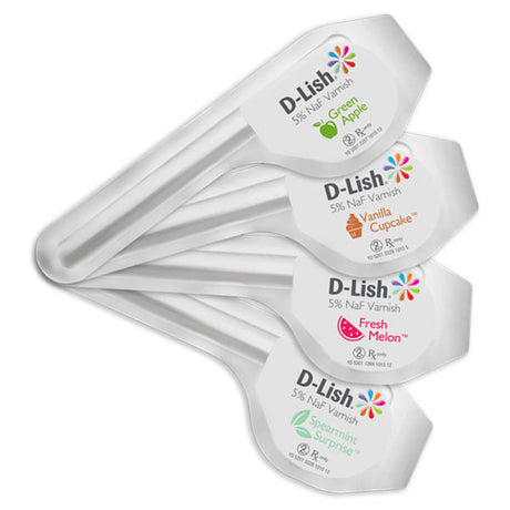 Young Dental | Young D-Lish, 5% Sodium Fluoride Varnish, Assorted, 200/bx | 295484