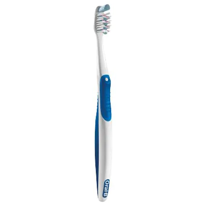 Procter & Gamble | CrossAction Gentle Clean Toothbrush, 35 Extra Soft, 4 Assorted Colors: Dark Blue, Light Blue, Cool Gray & Magenta, 12/bx | 80345499
