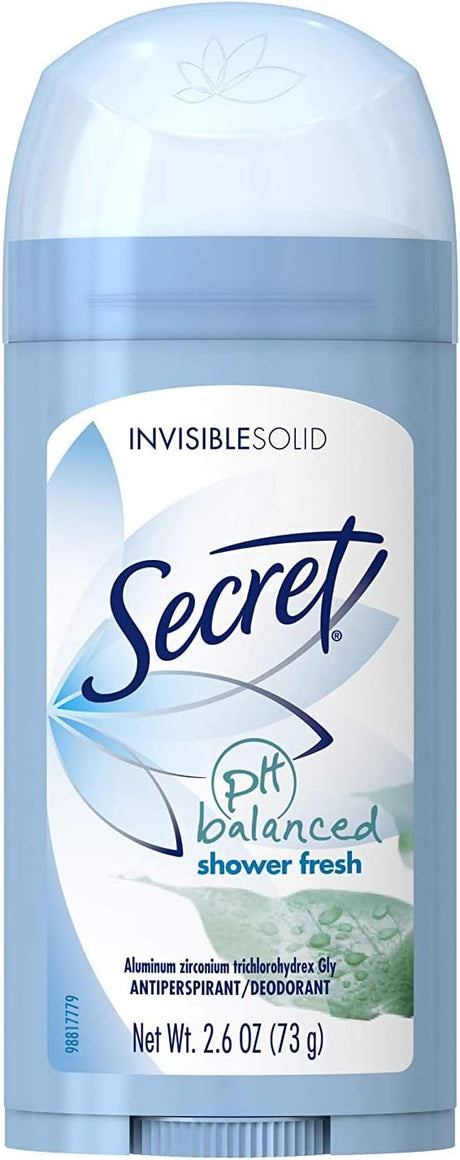 Procter & Gamble | Secret Invisible Deodorant, Solid Shower Fresh, 2.6 oz, 12/cs | 3700012345