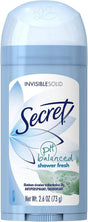 Procter & Gamble | Secret Invisible Deodorant, Solid Shower Fresh, 2.6 oz, 12/cs | 3700012345