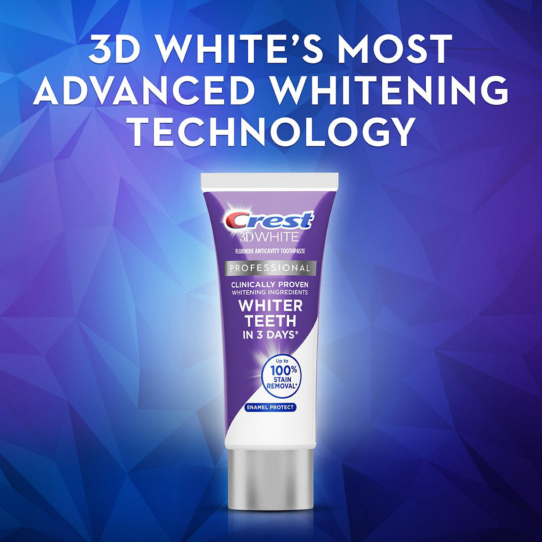 Crest | Crest 3D White Professional Enamel Protect Toothpaste, 4 pk./3.0 oz. | 305310
