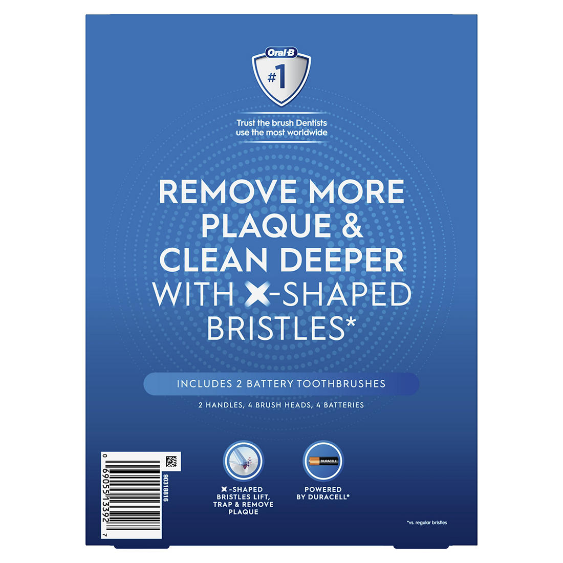Procter & Gamble | Oral-B Pro Advantage Battery Powered Toothbrush, 2 pk. | 305311