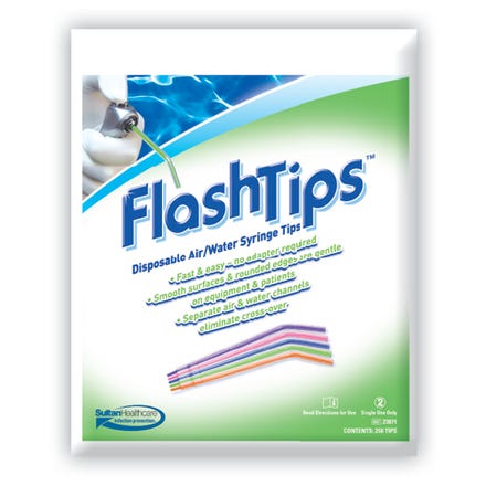 Sultan | Flashtips Disposable Water Syringe Tips, 1200/bg | 23075