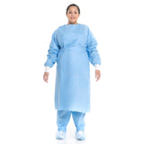 O&M Halyard Inc | Protective Procedure Gown Blue NonSterile Not Rated Disposable | 69025-PK/10