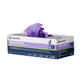 O&M Halyard Inc | Halyard Exam Glove Purple Nitrile NonSterile Nitrile Standard Cuff Length Textured Fingertips Purple Chemo Tested | 55083-BX/100