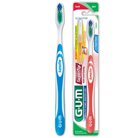 Sunstar | SuperTip Toothbrush, Sensitive Bristles, Compact Head, 1 dz/bx | 465PG