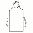 O&M Halyard Inc | General Purpose Apron Bib Style White Disposable | 69350-100