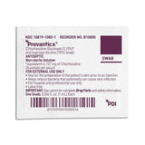SurgiMac | Antiseptic Prep Pad Prevantics 3.15% / 70% Strength CHG (Chlorhexidine Gluconate) / Isopropyl Alcohol Individual Packet NonSterile | B10800