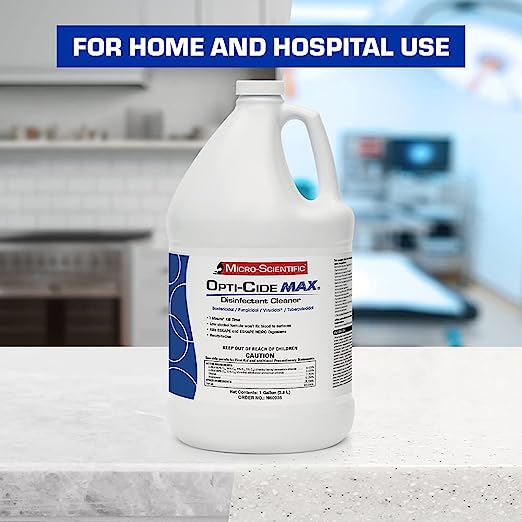 Micro Scientific Industries | Opti-Cide Max Surface Disinfectant Cleaner Alcohol Based Manual Pour Liquid 1 gal | M60035