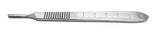 SurgiMac | Scalpel Handle #3 | with Ruler | Pro Series by SurgiMac | Pack of 1 | 16-2452-P
