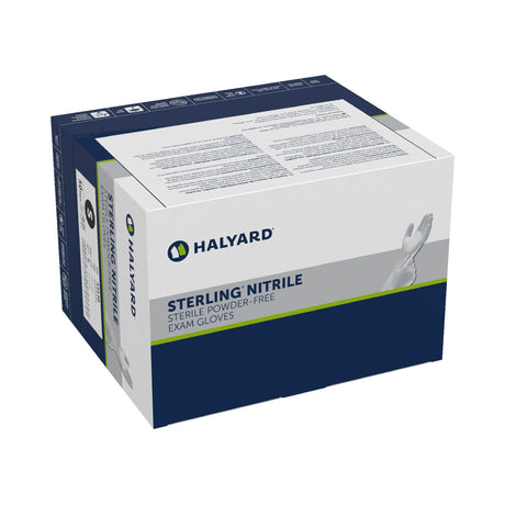 O&M Halyard Inc | Exam Glove STERLING® Sterile Pair Nitrile Standard Cuff Length Textured Fingertips Gray Not Rated | 53132