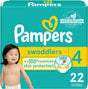 Procter & Gamble | Diapers, Pampers Swaddlers, Size 4, 22/pk, 4pk/cs | 3700074958