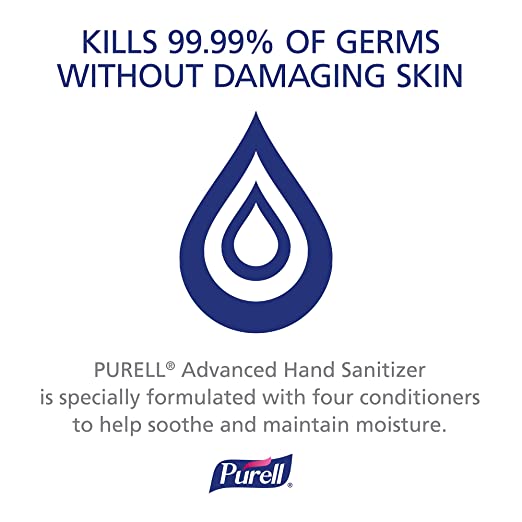 GOJO | Purell Hand Sanitizer Advanced 1,000 mL Ethyl Alcohol Gel Dispenser Refill Bag | 4163-08