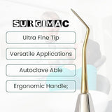 SurgiMac | SurgiMac Plastic Filling Instrument, Gold Tips, Stainless Steel, Hexa Series, 1/Pk | 13-1012G-H