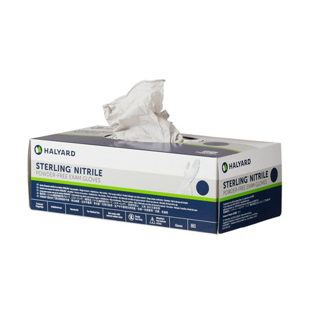 O&M Halyard Inc | Exam Glove STERLING NonSterile Nitrile Standard Cuff Length Textured Fingertips Gray Chemo Tested | 50709-170
