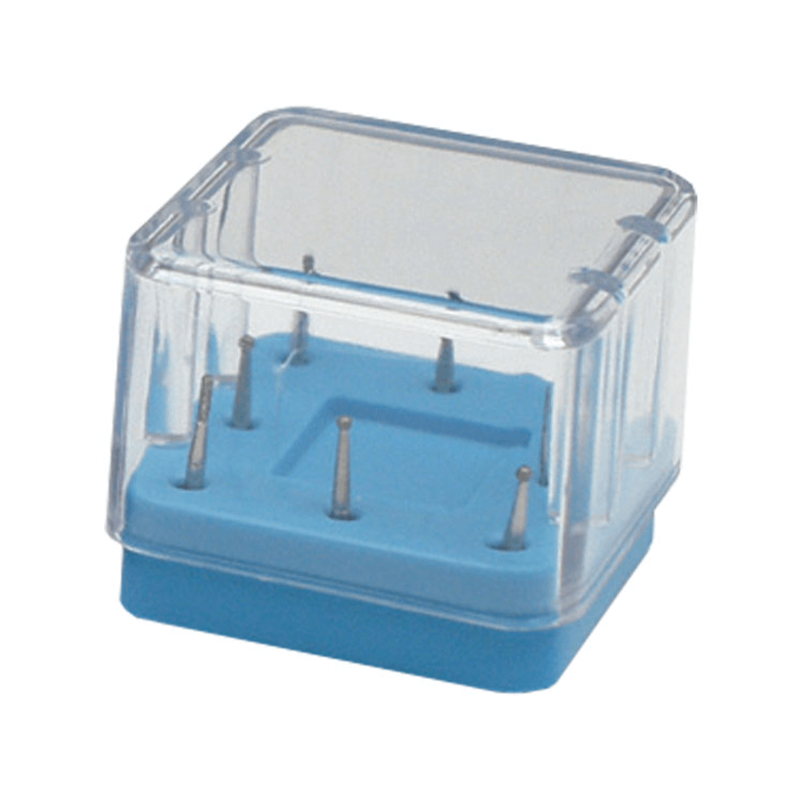 Zirc Dental Products | Magnetic Bur Block 8-Hole Cover 1" High - Standard | 50Z401