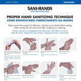 PDI | Hand Sanitizing Wipe Sani-Hands Ethyl Alcohol Wipe Soft Pack | P71520-1