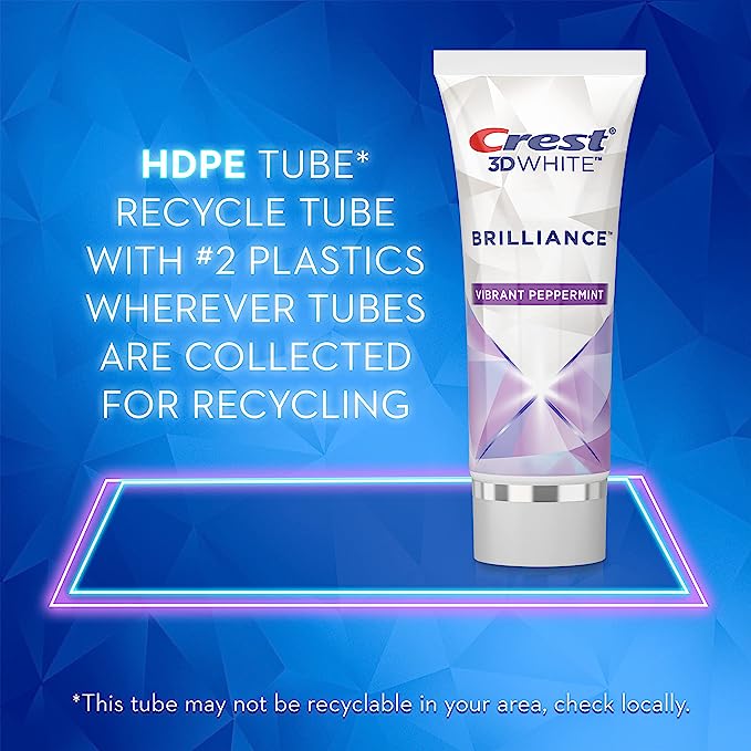 Procter & Gamble | Crest 3D White Brilliance Advanced Stain Protection Premium Vibrant Peppermint Toothpaste | 80717080-1