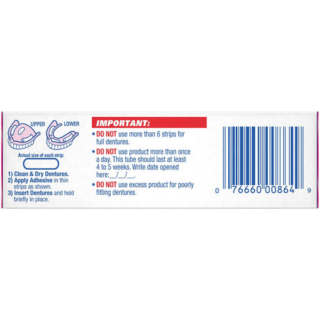 SurgiMac | Denture Adhesive Fixodent Original Cream 1.4 oz | 00076660300385