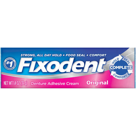 SurgiMac | Denture Adhesive Fixodent Original Cream 1.4 oz | 00076660300385