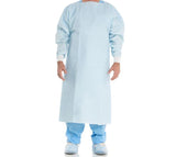 O&M Halyard Inc | Chemotherapy Procedure Gown Blue NonSterile ASTM F739-12 Disposable | 37284