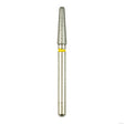 Shofu Dental | Robot FG Diamond, Corner Round Tapered Cylinder, ISO #545/018, 7.0 Length, Super Fine, 1/pk | 791V-1