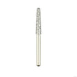 Shofu Dental | Robot FG Diamond, Corner Round Tapered Cylinder, ISO #553/023, 10.0 Length, Standard, 1/pk | 0793-1