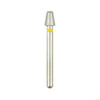Shofu Dental | Robot FG Diamond, Corner Round Tapered Cylinder, ISO #544/027, 3.5 Length, Super Fine, 1/pk | 825V-1