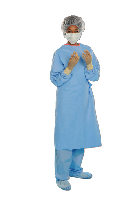O&M Halyard Inc | Surgical Gown with Towel Aero Blue Blue Sterile AAMI Level 3 Disposable | 41736
