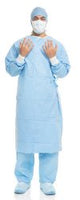 O&M Halyard Inc | Surgical Gown with Towel Aero Blue Blue Sterile AAMI Level 3 Disposable | 41724