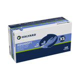 O&M Halyard Inc | Aquasoft Nitrile Exam Glove NonSterile Cuff Length Textured Fingertips Blue Chemo Tested | 43932-BX/300