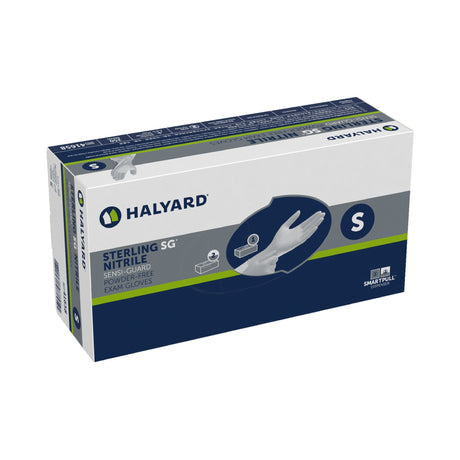 O&M Halyard Inc | Exam Glove STERLING SG® NonSterile Nitrile Standard Cuff Length Textured Fingertips Silver Chemo Tested | 41658