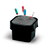 Zirc Dental Products | Assist-Stand Endo Black, Square Shape With Rounded Corners, Dense Foam Cleans | 50Z462