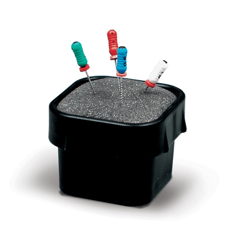 Zirc Dental Products | Assist-Stand Endo Black, Square Shape With Rounded Corners, Dense Foam Cleans | 50Z462