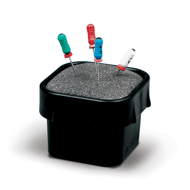Zirc Dental Products | Assist-Stand Endo Black, Square Shape With Rounded Corners, Dense Foam Cleans | 50Z462