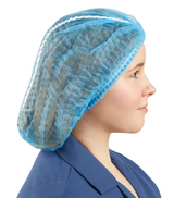 SurgiMac | Bouffant Cap 21" MacSafe by SurgiMac| Blue| 1000/Case | 10-1601-CS